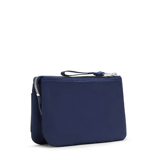 Sacs Kipling Creativity Extra Large Metallic Wristlet Bleu Marine | FR 1148ZU